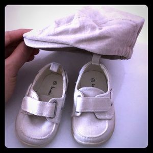 Baby Shoes and Scally Cap